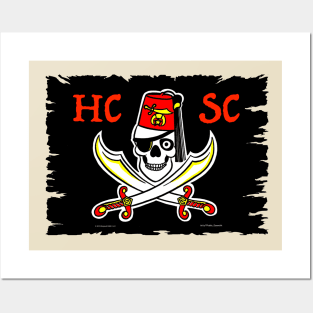 HCSC Tattered Jolly Roger Posters and Art